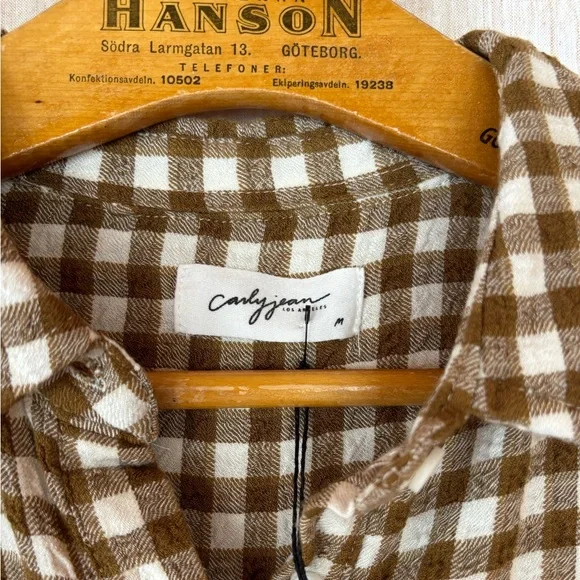 NWT Carly Jean Los Angeles “Paige” Gingham Dress - Picture 3 of 9